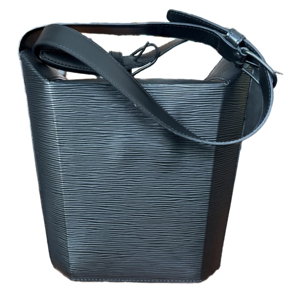 Louis Vuitton Noir Epi Leather Sac Seau Shoulder Bag - Picture 4 of 16